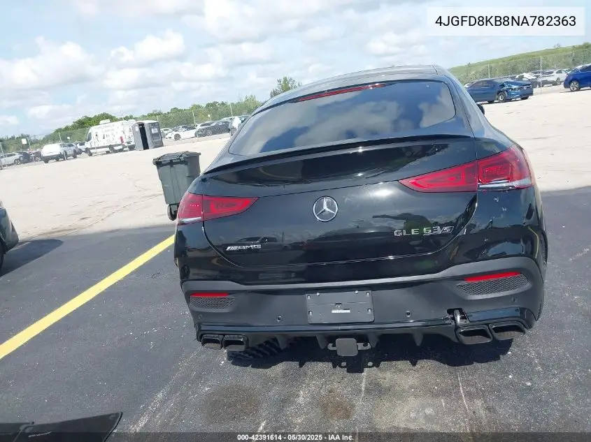 2022 Mercedes-Benz Amg Gle 63 Coupe S 4Matic VIN: 4JGFD8KB8NA782363 Lot: 42391614