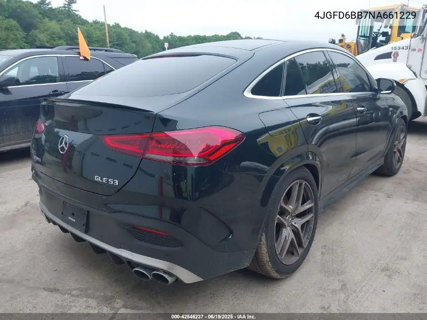 2022 Mercedes-Benz Amg Gle 53 Coupe 4Matic VIN: 4JGFD6BB7NA661229 Lot: 42546237