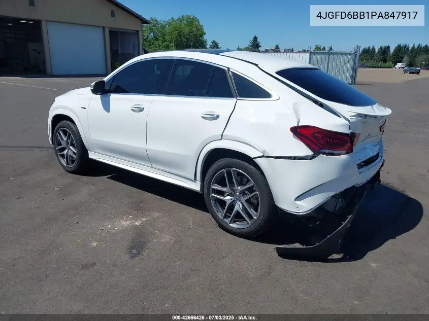 2023 Mercedes-Benz Amg Gle 53 Coupe 4Matic VIN: 4JGFD6BB1PA847917 Lot: 42666426
