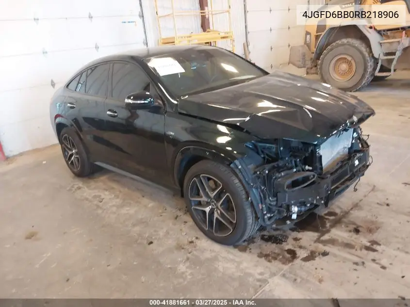 2024 Mercedes-Benz Amg Gle 53 Coupe 4Matic+ VIN: 4JGFD6BB0RB218906 Lot: 41881661