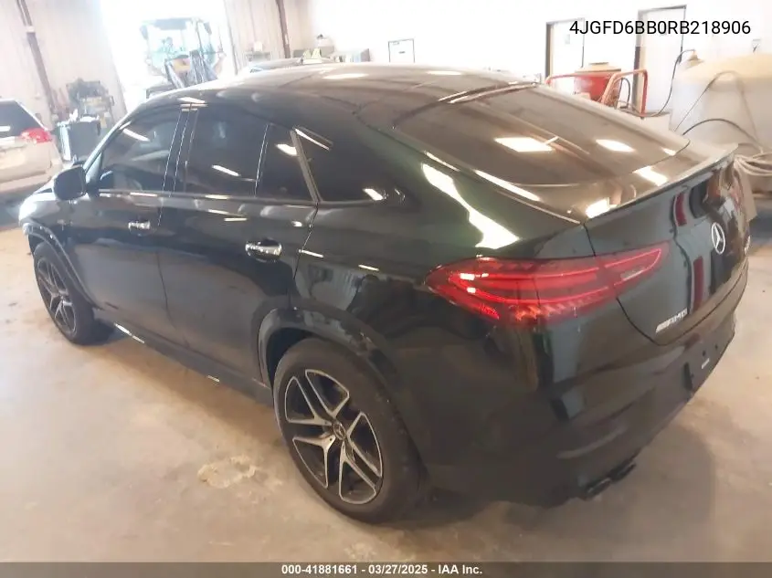 2024 Mercedes-Benz Amg Gle 53 Coupe 4Matic+ VIN: 4JGFD6BB0RB218906 Lot: 41881661