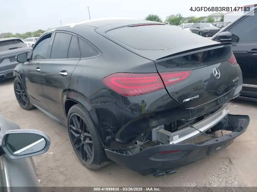 2024 Mercedes-Benz Amg Gle 53 Coupe 4Matic+ VIN: 4JGFD6BB3RB147183 Lot: 41899835