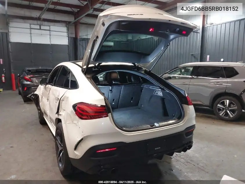 2024 Mercedes-Benz Amg Gle 53 Coupe 4Matic+ VIN: 4JGFD6BB5RB018152 Lot: 42018094