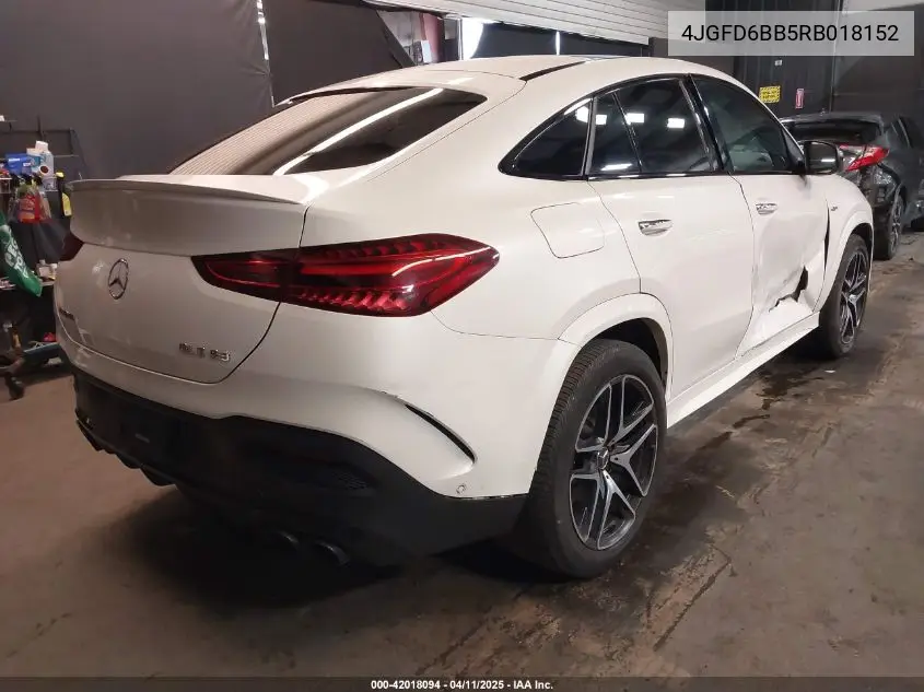 2024 Mercedes-Benz Amg Gle 53 Coupe 4Matic+ VIN: 4JGFD6BB5RB018152 Lot: 42018094