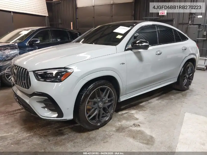2024 Mercedes-Benz Amg Gle 53 Coupe 4Matic+ VIN: 4JGFD6BB1RB270223 Lot: 42130193