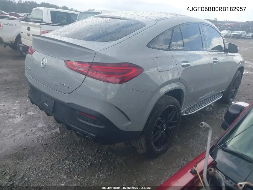 2024 Mercedes-Benz Amg Gle 53 Coupe 4Matic+ VIN: 4JGFD6BB0RB182957 Lot: 42518501