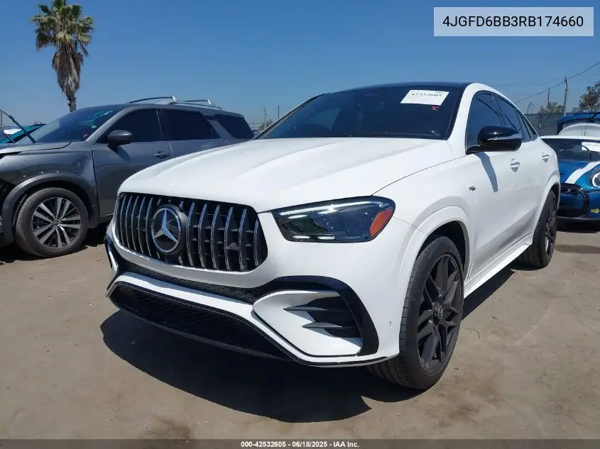 2024 Mercedes-Benz Amg Gle 53 Coupe 4Matic+ VIN: 4JGFD6BB3RB174660 Lot: 42532605