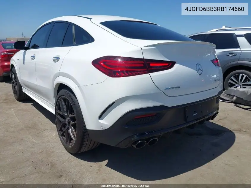 2024 Mercedes-Benz Amg Gle 53 Coupe 4Matic+ VIN: 4JGFD6BB3RB174660 Lot: 42532605