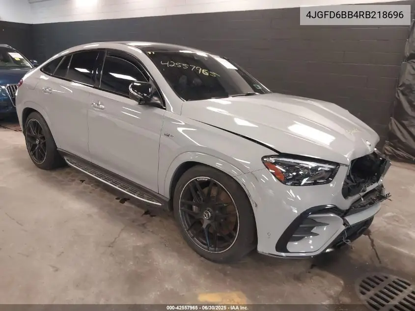 2024 Mercedes-Benz Amg Gle 53 Coupe 4Matic+ VIN: 4JGFD6BB4RB218696 Lot: 42557965
