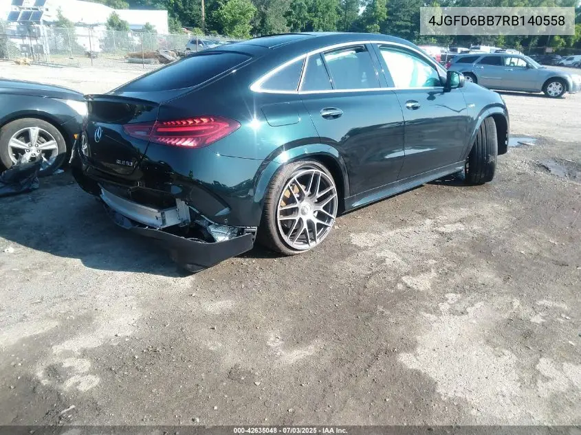 2024 Mercedes-Benz Amg Gle 53 Coupe 4Matic+ VIN: 4JGFD6BB7RB140558 Lot: 42635048