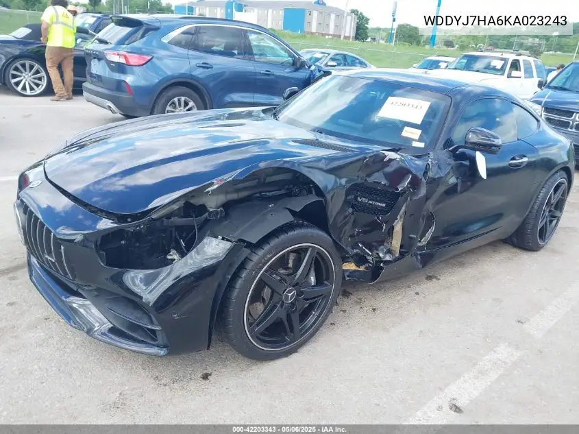 2019 Mercedes-Benz Amg Gt VIN: WDDYJ7HA6KA023243 Lot: 42203343