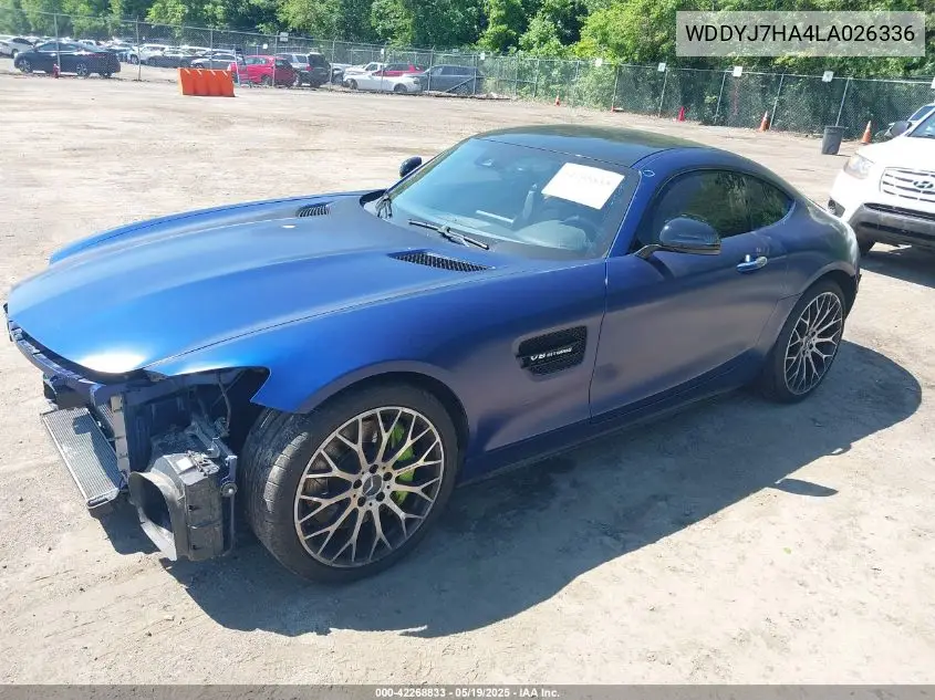 2020 Mercedes-Benz Amg Gt Coupe VIN: WDDYJ7HA4LA026336 Lot: 42268833