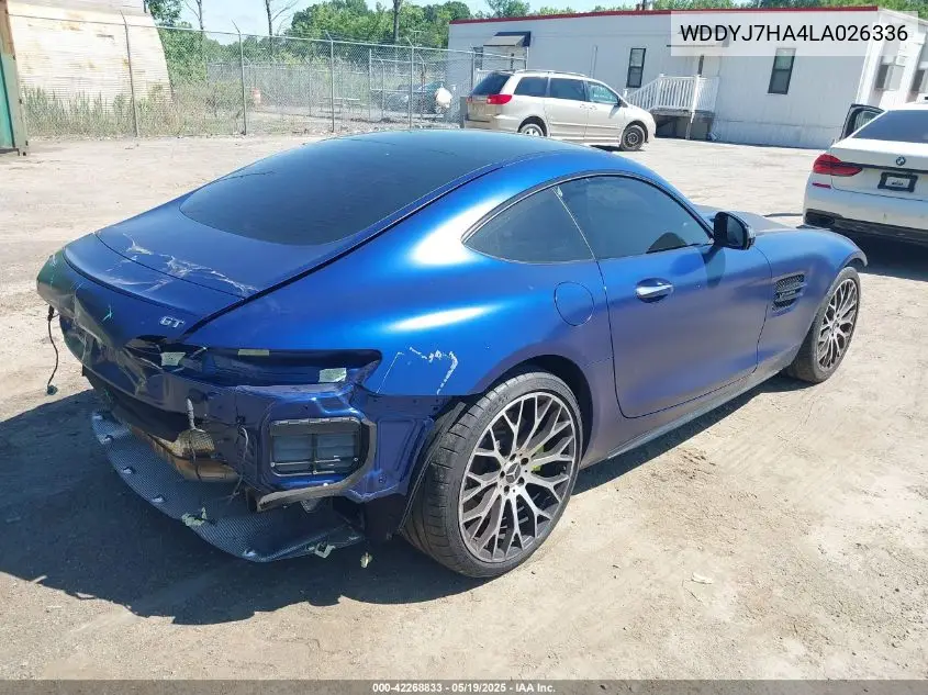 2020 Mercedes-Benz Amg Gt Coupe VIN: WDDYJ7HA4LA026336 Lot: 42268833