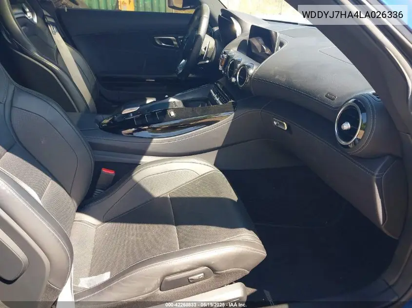 2020 Mercedes-Benz Amg Gt Coupe VIN: WDDYJ7HA4LA026336 Lot: 42268833