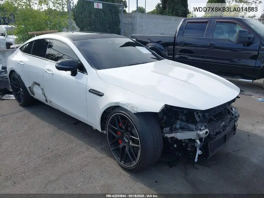 2020 Mercedes-Benz Amg Gt 63 4-Door Coupe S VIN: WDD7X8KB3LA014583 Lot: 42293544