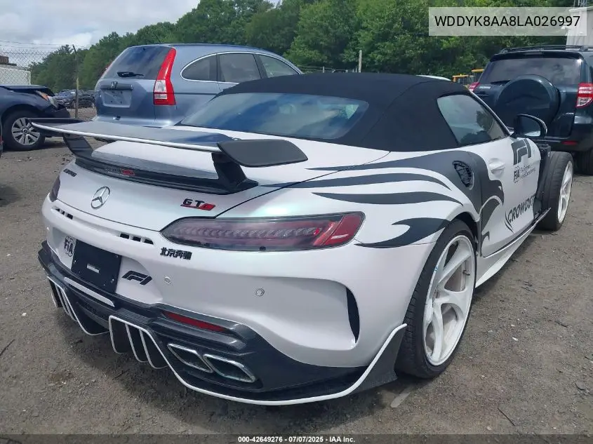2020 Mercedes-Benz Amg Gt C Roadster VIN: WDDYK8AA8LA026997 Lot: 42649276
