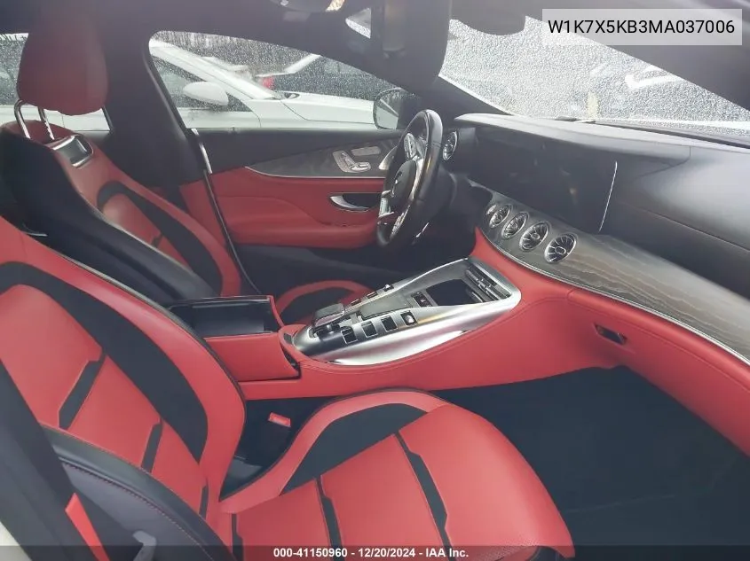 2021 Mercedes-Benz Amg Gt 43 4-Door Coupe VIN: W1K7X5KB3MA037006 Lot: 41150960