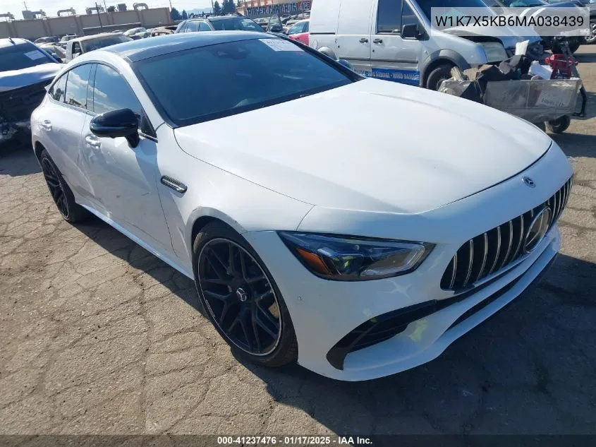 2021 Mercedes-Benz Amg Gt 43 4-Door Coupe VIN: W1K7X5KB6MA038439 Lot: 41237476