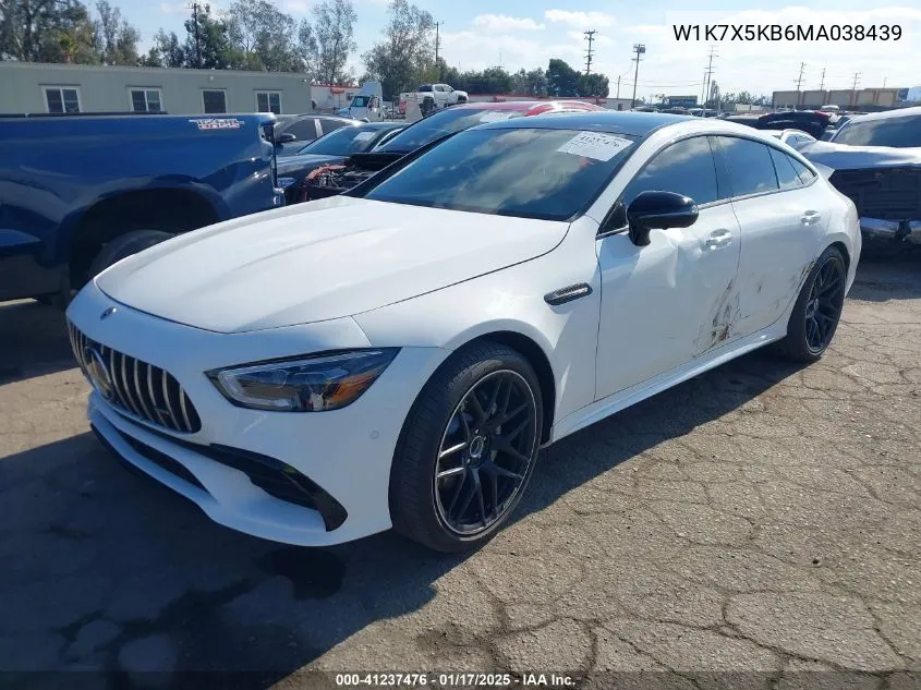 2021 Mercedes-Benz Amg Gt 43 4-Door Coupe VIN: W1K7X5KB6MA038439 Lot: 41237476