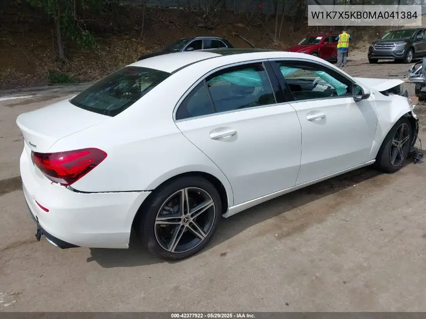 2021 Mercedes-Benz Amg Gt 43 4-Door Coupe VIN: W1K7X5KB0MA041384 Lot: 42377922