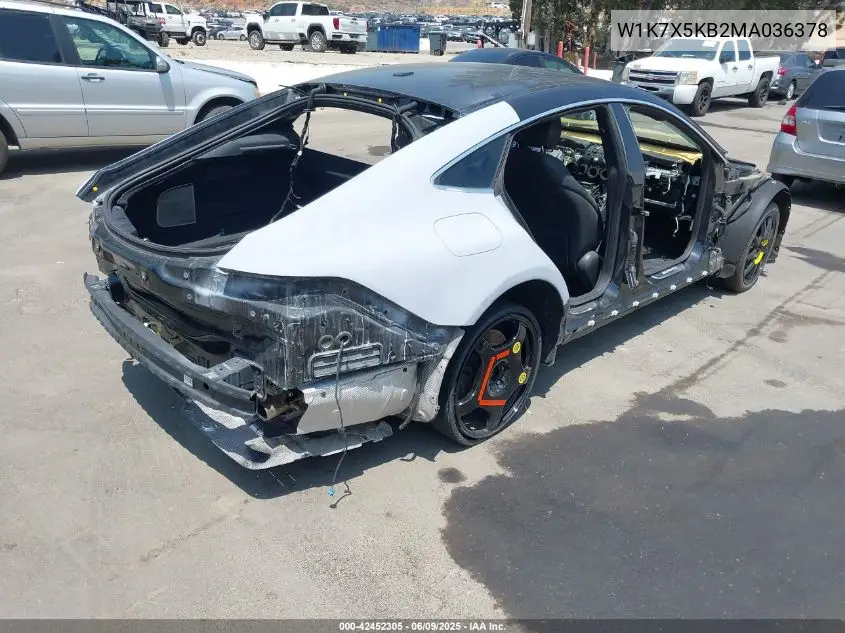 2021 Mercedes-Benz Amg Gt 43 4-Door Coupe VIN: W1K7X5KB2MA036378 Lot: 42452305