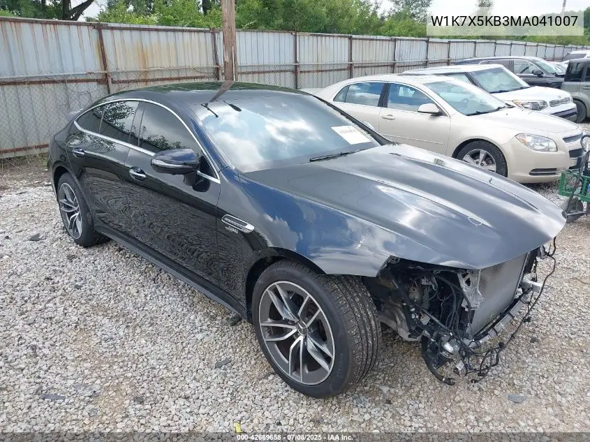 2021 Mercedes-Benz Amg Gt 43 4-Door Coupe VIN: W1K7X5KB3MA041007 Lot: 42669658