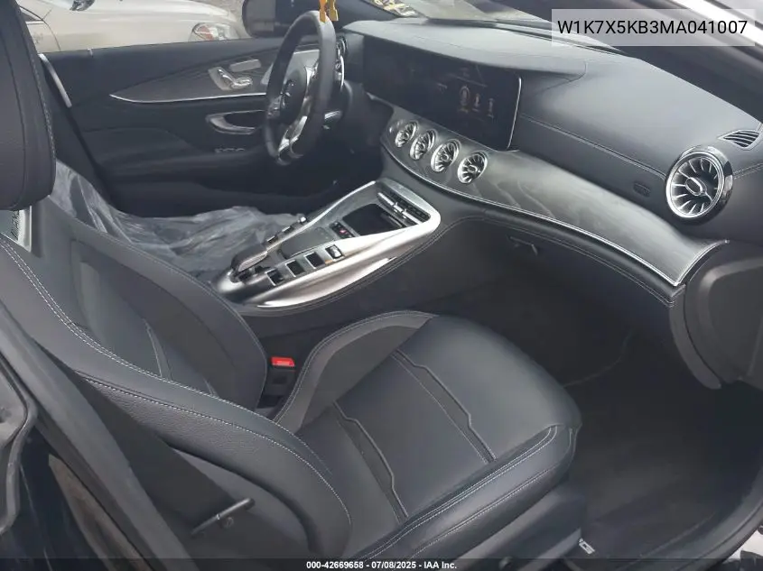 2021 Mercedes-Benz Amg Gt 43 4-Door Coupe VIN: W1K7X5KB3MA041007 Lot: 42669658