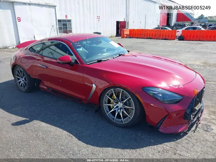 2025 Mercedes-Benz Amg Gt 55 Coupe VIN: W1KRJ8AB5SF005249 Lot: 42737134