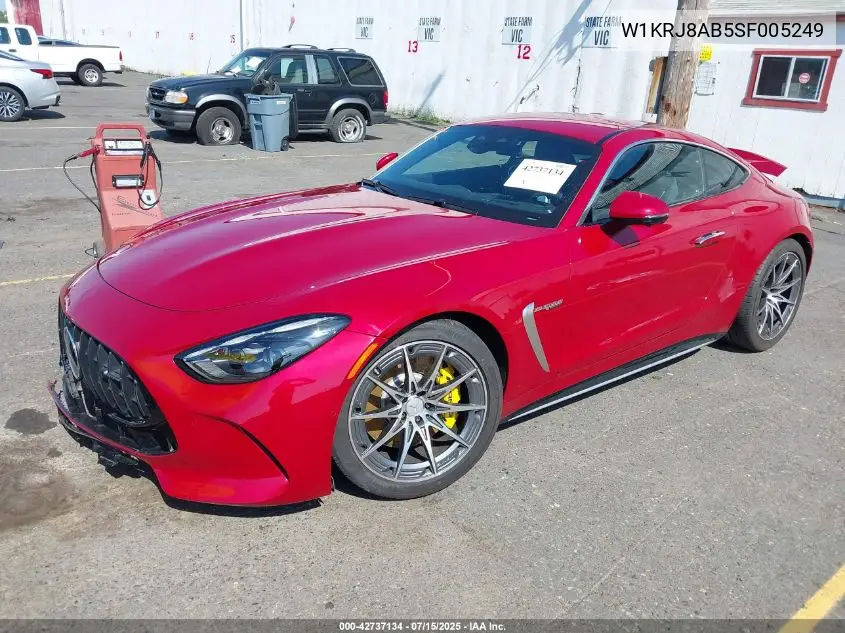 2025 Mercedes-Benz Amg Gt 55 Coupe VIN: W1KRJ8AB5SF005249 Lot: 42737134