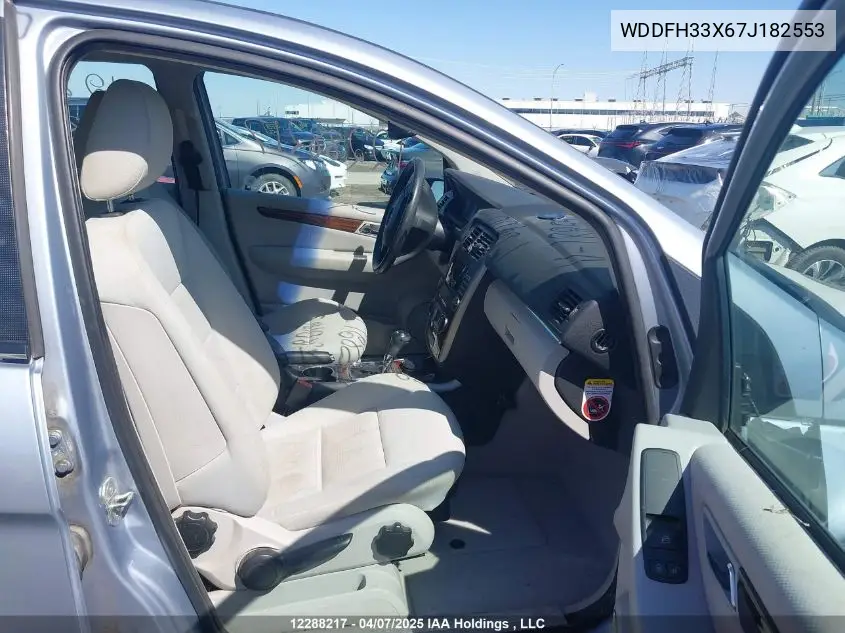 2007 Mercedes-Benz B200 VIN: WDDFH33X67J182553 Lot: 12288217