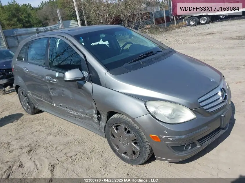 2007 Mercedes-Benz B 200 VIN: WDDFH33X17J163084 Lot: 12300770