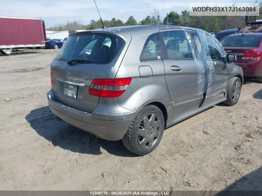 2007 Mercedes-Benz B 200 VIN: WDDFH33X17J163084 Lot: 12300770