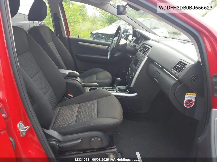 2011 Mercedes-Benz B 200 VIN: WDDFH3DB0BJ656623 Lot: 12331083
