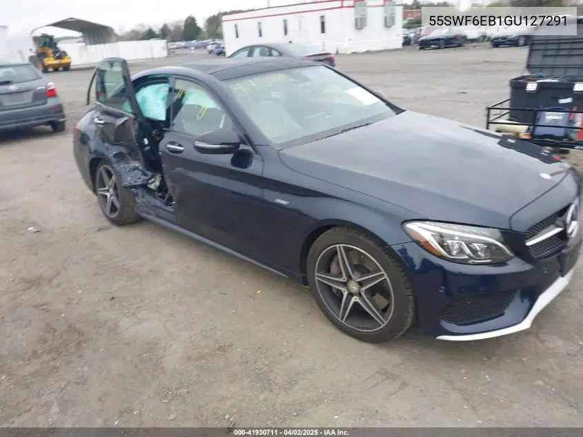2016 Mercedes-Benz C 450 Amg 4Matic VIN: 55SWF6EB1GU127291 Lot: 41930711