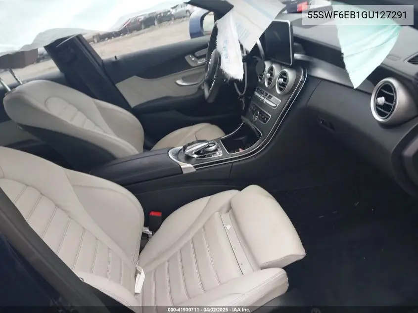 2016 Mercedes-Benz C 450 Amg 4Matic VIN: 55SWF6EB1GU127291 Lot: 41930711