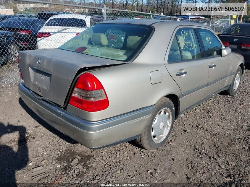 1997 Mercedes-Benz C 230 VIN: WDBHA23E6VF506602 Lot: 42042704
