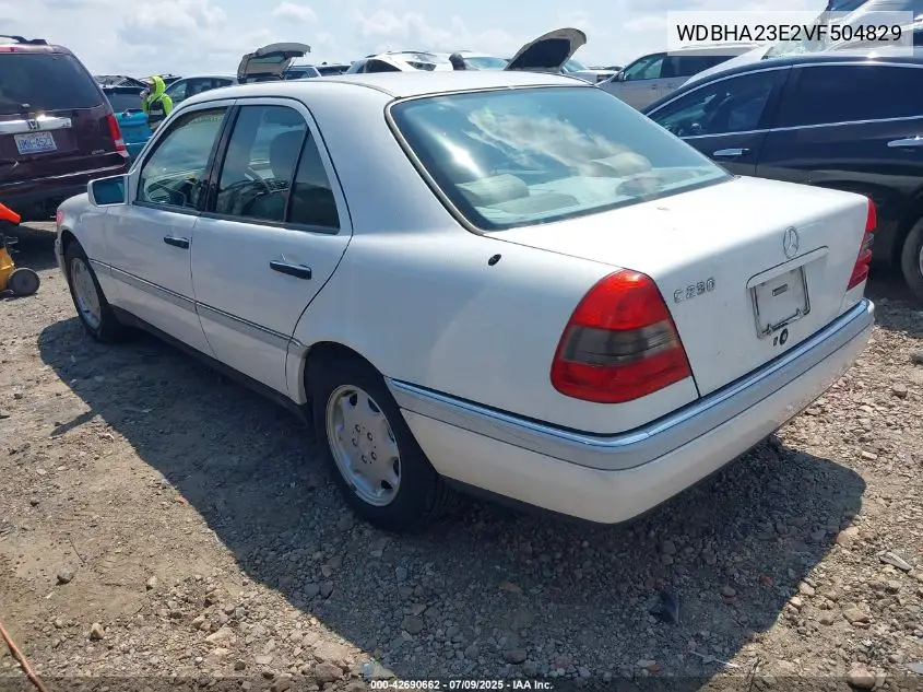 1997 Mercedes-Benz C 230 VIN: WDBHA23E2VF504829 Lot: 42690662