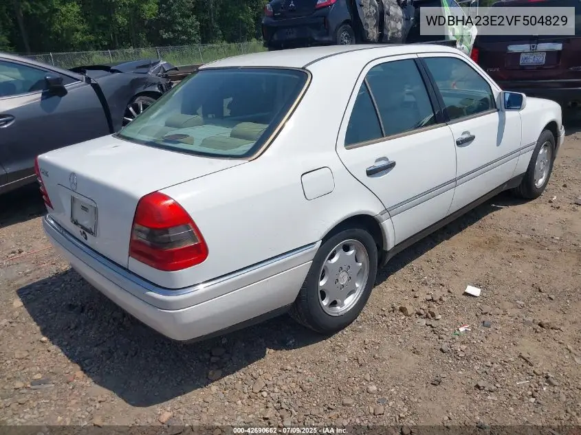 1997 Mercedes-Benz C 230 VIN: WDBHA23E2VF504829 Lot: 42690662