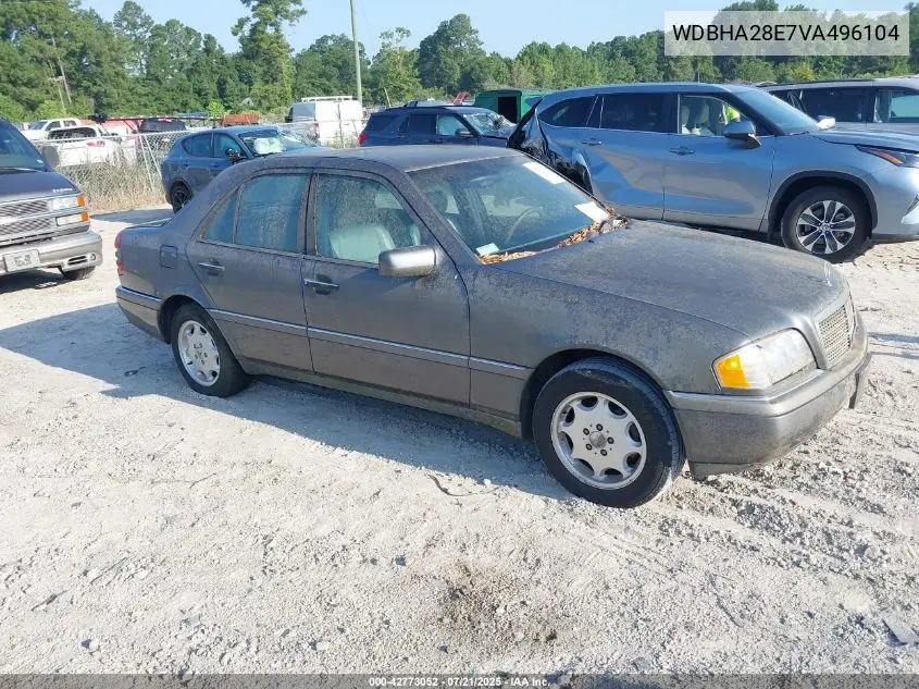1997 Mercedes-Benz C 280 VIN: WDBHA28E7VA496104 Lot: 42773052