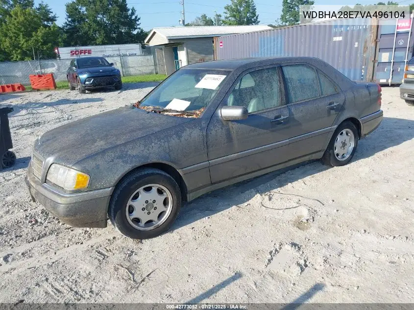 1997 Mercedes-Benz C 280 VIN: WDBHA28E7VA496104 Lot: 42773052