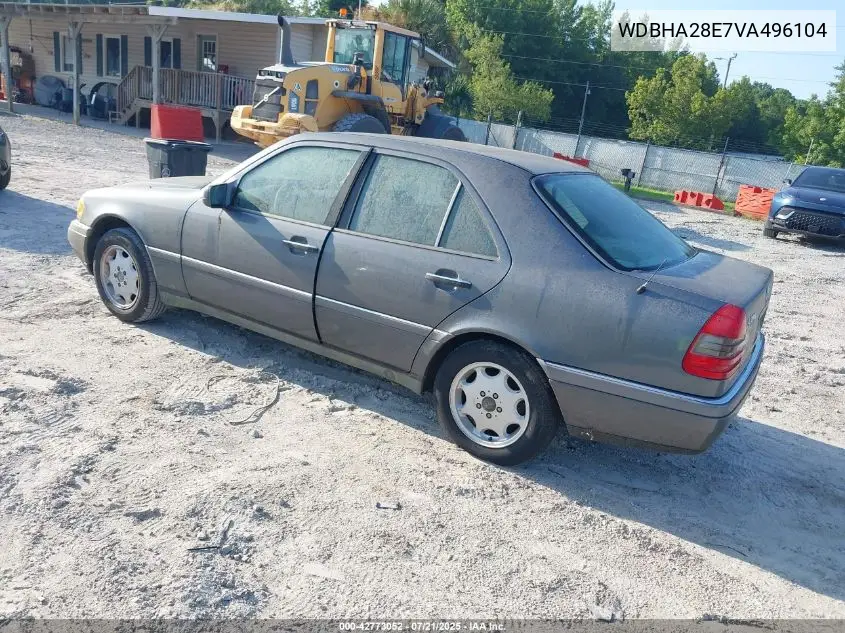 1997 Mercedes-Benz C 280 VIN: WDBHA28E7VA496104 Lot: 42773052