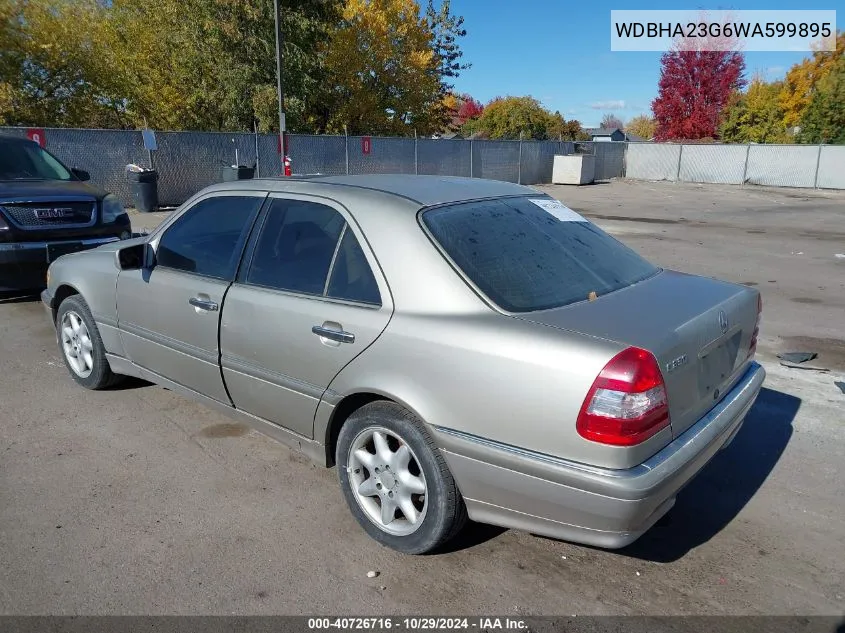 1998 Mercedes-Benz C 230 VIN: WDBHA23G6WA599895 Lot: 40726716