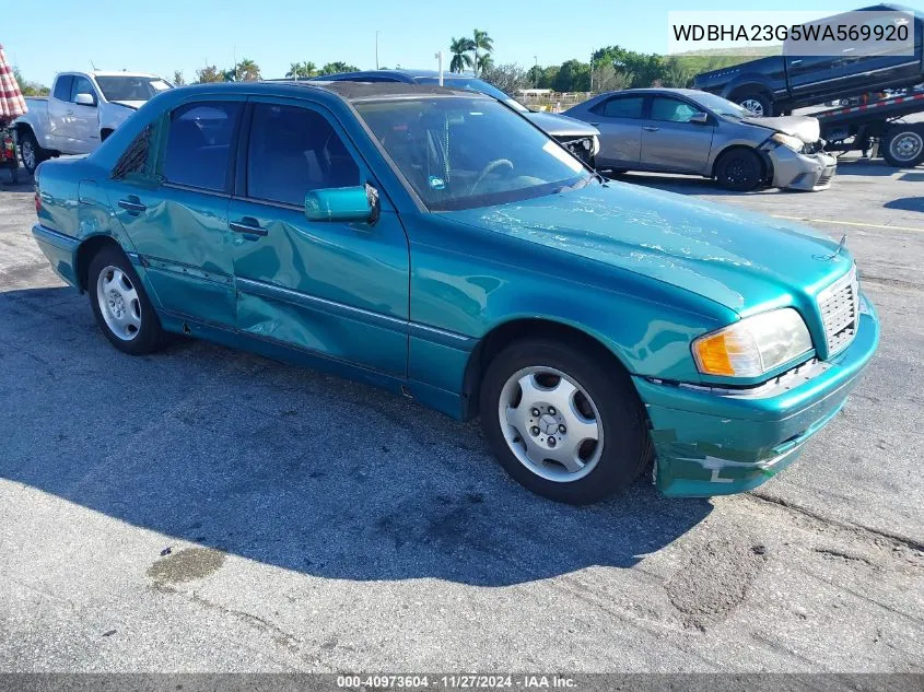 1998 Mercedes-Benz C 230 VIN: WDBHA23G5WA569920 Lot: 40973604