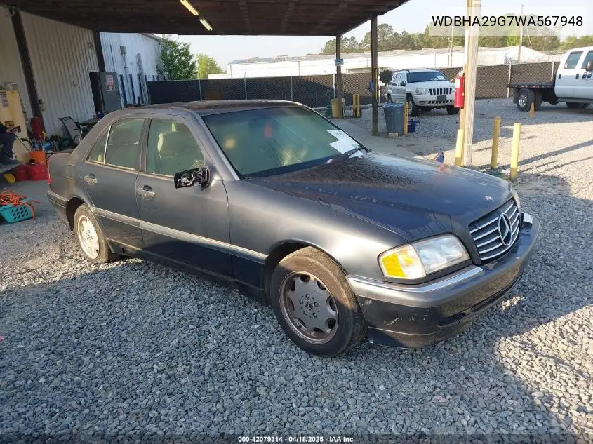 1998 Mercedes-Benz C 280 VIN: WDBHA29G7WA567948 Lot: 42079314