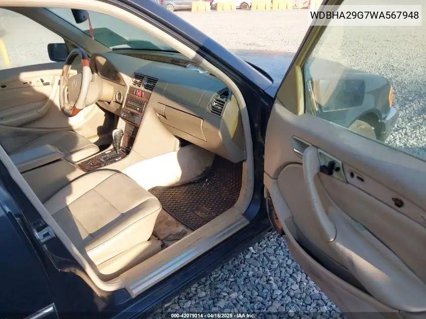 1998 Mercedes-Benz C 280 VIN: WDBHA29G7WA567948 Lot: 42079314