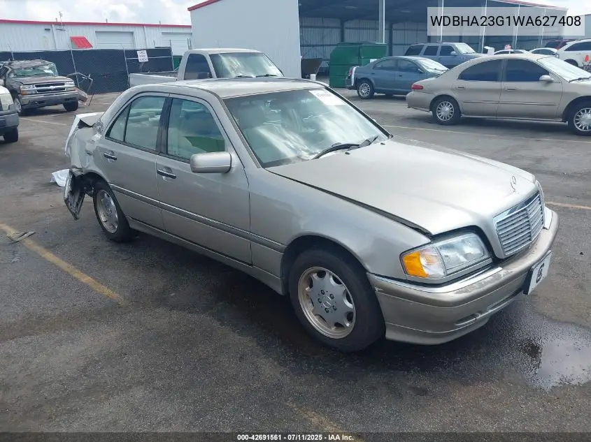 1998 Mercedes-Benz C 230 VIN: WDBHA23G1WA627408 Lot: 42691561
