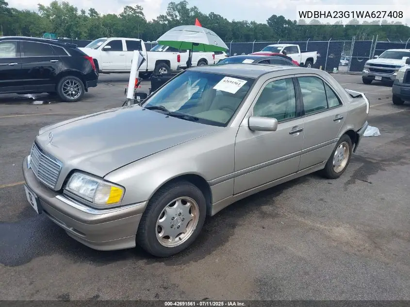 1998 Mercedes-Benz C 230 VIN: WDBHA23G1WA627408 Lot: 42691561