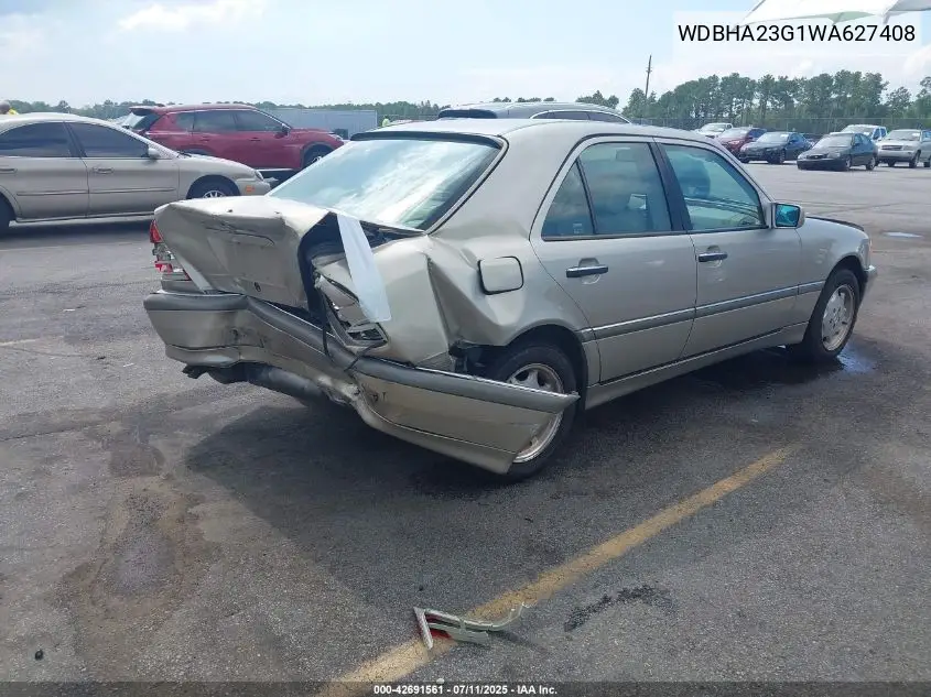 1998 Mercedes-Benz C 230 VIN: WDBHA23G1WA627408 Lot: 42691561