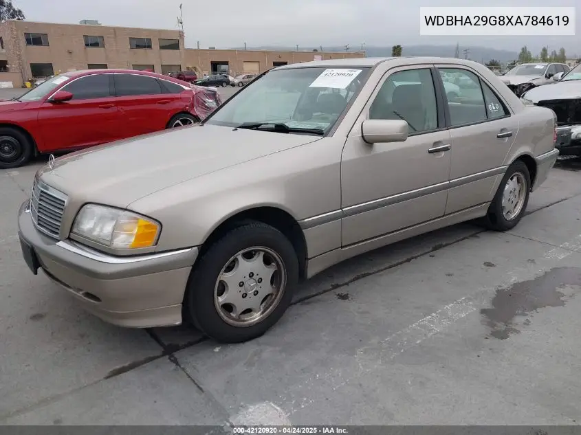 1999 Mercedes-Benz C 280 VIN: WDBHA29G8XA784619 Lot: 42120920