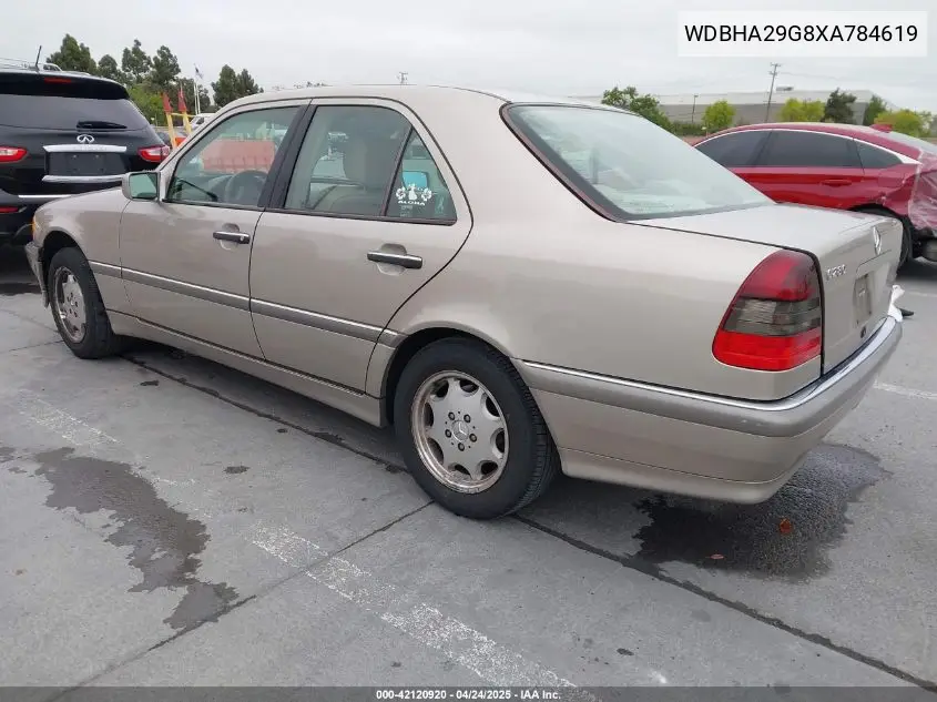 1999 Mercedes-Benz C 280 VIN: WDBHA29G8XA784619 Lot: 42120920